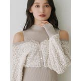 ツイードニットカーデドッキングマーメイドニットワンピース | MERCURYDUO | 詳細画像14