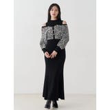 ツイードニットカーデドッキングマーメイドニットワンピース | MERCURYDUO | 詳細画像18