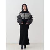 ツイードニットカーデドッキングマーメイドニットワンピース | MERCURYDUO | 詳細画像21