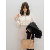 ツイードニットカーデドッキングマーメイドニットワンピース | MERCURYDUO | 詳細画像30