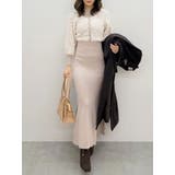 ツイードニットカーデドッキングマーメイドニットワンピース | MERCURYDUO | 詳細画像32