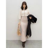 ツイードニットカーデドッキングマーメイドニットワンピース | MERCURYDUO | 詳細画像33