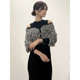 ツイードニットカーデドッキングマーメイドニットワンピース | MERCURYDUO | 詳細画像36