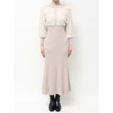 ツイードニットカーデドッキングマーメイドニットワンピース | MERCURYDUO | 詳細画像49