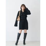 ニットジャケットミニワンピース | MERCURYDUO | 詳細画像10 