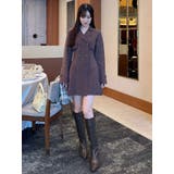 ニットジャケットミニワンピース | MERCURYDUO | 詳細画像14 