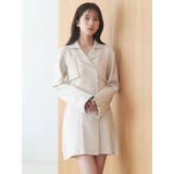 アイボリー | ニットジャケットミニワンピース | MERCURYDUO