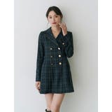 【WEB限定カラーあり】2WAYフィット&フレアジャケットワンピース | MERCURYDUO | 詳細画像12