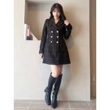 【WEB限定カラーあり】2WAYフィット&フレアジャケットワンピース | MERCURYDUO | 詳細画像21