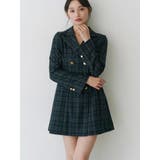 【WEB限定カラーあり】2WAYフィット&フレアジャケットワンピース | MERCURYDUO | 詳細画像6