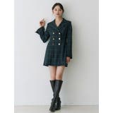 【WEB限定カラーあり】2WAYフィット&フレアジャケットワンピース | MERCURYDUO | 詳細画像9