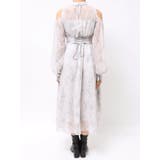 花柄バックレースアップロングスリーブワンピース | MERCURYDUO | 詳細画像39