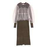 【OUNNOUN】チュールブラウスレイヤードワンピ | MERCURYDUO | 詳細画像23