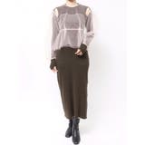 ピンク | 【OUNNOUN】チュールブラウスレイヤードワンピ | MERCURYDUO