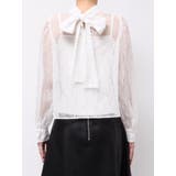 2WAYバックリボンレースブラウス | MERCURYDUO | 詳細画像17 