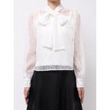 2WAYバックリボンレースブラウス | MERCURYDUO | 詳細画像8 