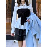 オフホワイト | ビスチェドッキングシャツ | MERCURYDUO