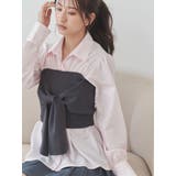 ピンク | ビスチェドッキングシャツ | MERCURYDUO