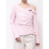 ベビーピンク | アシメツイストシャツ | MERCURYDUO