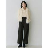 フェイクウール折返しベルトパンツ | MERCURYDUO | 詳細画像11 