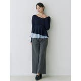 フェイクウール折返しベルトパンツ | MERCURYDUO | 詳細画像17 