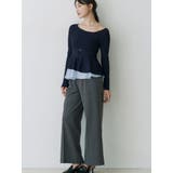 フェイクウール折返しベルトパンツ | MERCURYDUO | 詳細画像18 