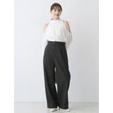 フェイクウール折返しベルトパンツ | MERCURYDUO | 詳細画像30 