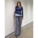 フェイクウール折返しベルトパンツ | MERCURYDUO | 詳細画像34 