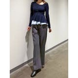 フェイクウール折返しベルトパンツ | MERCURYDUO | 詳細画像35 