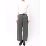 フェイクウール折返しベルトパンツ | MERCURYDUO | 詳細画像47 