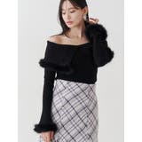 オリジナルロービングチェックニーレングススカート | MERCURYDUO | 詳細画像11