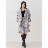 オリジナルロービングチェックニーレングススカート | MERCURYDUO | 詳細画像12