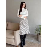オリジナルロービングチェックニーレングススカート | MERCURYDUO | 詳細画像16