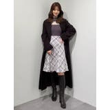 オリジナルロービングチェックニーレングススカート | MERCURYDUO | 詳細画像2