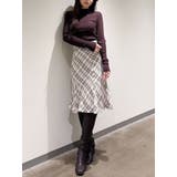 オリジナルロービングチェックニーレングススカート | MERCURYDUO | 詳細画像20