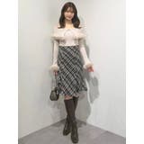 オリジナルロービングチェックニーレングススカート | MERCURYDUO | 詳細画像21