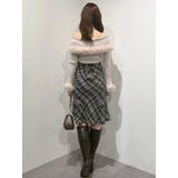 オリジナルロービングチェックニーレングススカート | MERCURYDUO | 詳細画像22