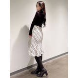 オリジナルロービングチェックニーレングススカート | MERCURYDUO | 詳細画像24