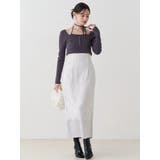 レースレイヤードナロースカート | MERCURYDUO | 詳細画像3 