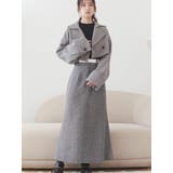 ウエストレイヤードナロースカート | MERCURYDUO | 詳細画像17 