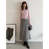 ウエストレイヤードナロースカート | MERCURYDUO | 詳細画像29 