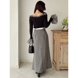 ウエストレイヤードナロースカート | MERCURYDUO | 詳細画像34 