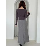 ウエストレイヤードナロースカート | MERCURYDUO | 詳細画像40 