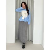 ウエストレイヤードナロースカート | MERCURYDUO | 詳細画像41 