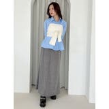 ウエストレイヤードナロースカート | MERCURYDUO | 詳細画像42 