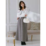 ウエストレイヤードナロースカート | MERCURYDUO | 詳細画像5 