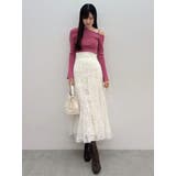 シャギーエンブロイダリースカート | MERCURYDUO | 詳細画像26 