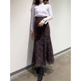 シャギーエンブロイダリースカート | MERCURYDUO | 詳細画像31 