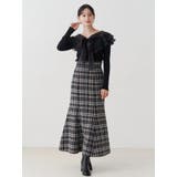 オリジナルロービングチェックマーメイドスカート | MERCURYDUO | 詳細画像12