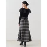 オリジナルロービングチェックマーメイドスカート | MERCURYDUO | 詳細画像14